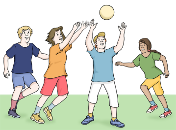 Ball spielen